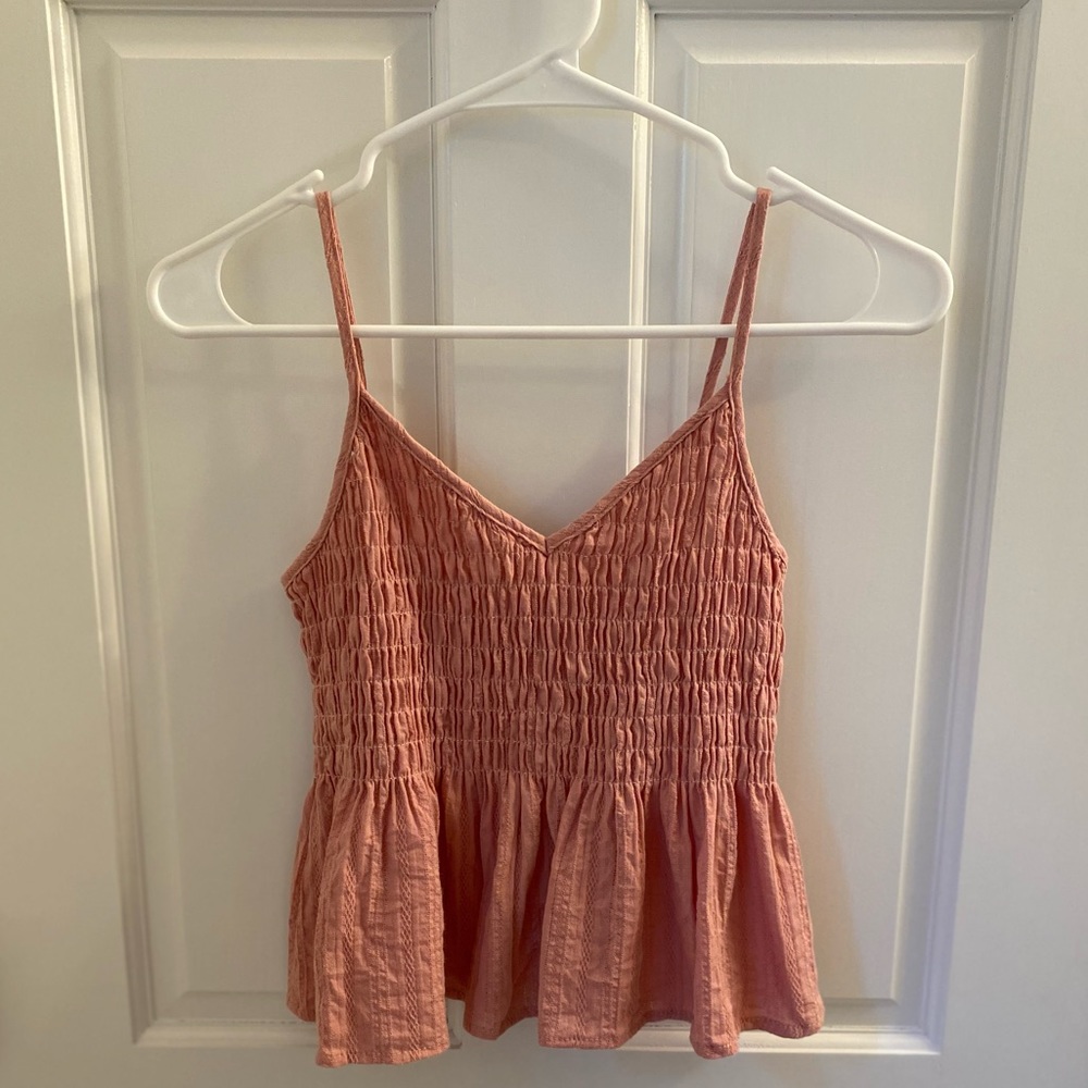 Shein pink blouse